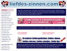Tablet Screenshot of liefdes-zinnen.com